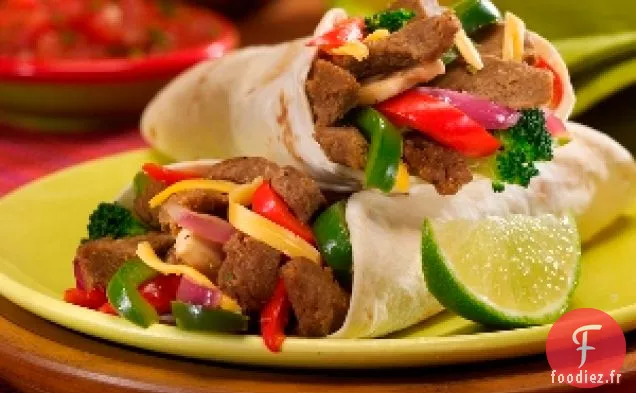 Fajitas au Steak Grésillant