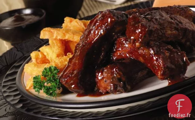 Côtes Levées au Bourbon BBQ