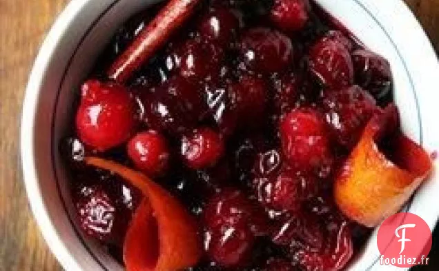 Relish de Vin Rouge aux Canneberges