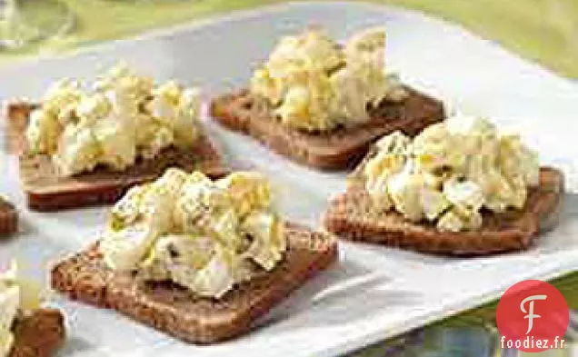 Entrées de Salade Aux Œufs Crémeux