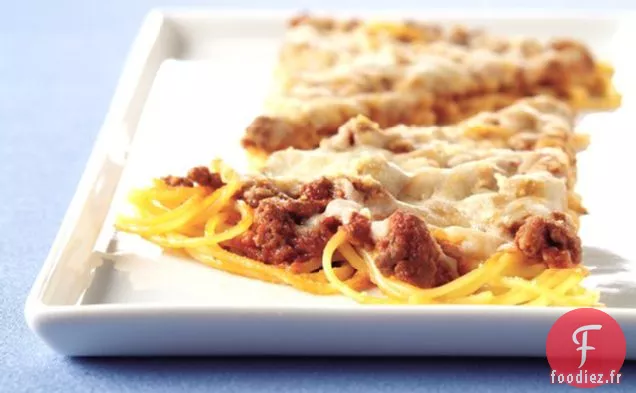 Pizza à Croûte de Spaghetti