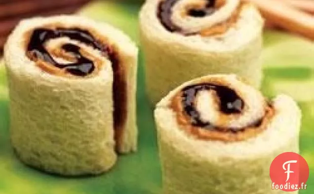 Rouleaux de Sushi au Beurre d'Arachide et à la Gelée