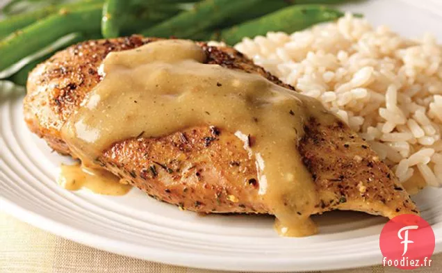 Poulet à la Sauce au Vin Blanc