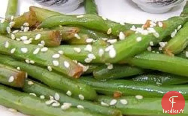 Haricots Verts au Sésame Rapide