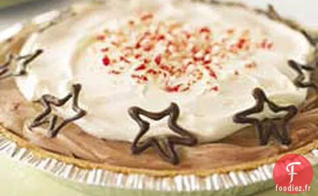 Tarte au Pudding au Chocolat et à la Menthe Poivrée