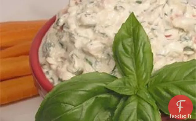 Trempette de Tomates Fraîches d'Été au Basilic