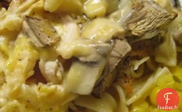 Casserole de Poulet Suisse Crémeuse