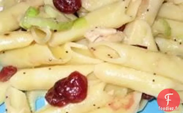 Salade de Pâtes au Poulet aux Graines de Pavot au Citron