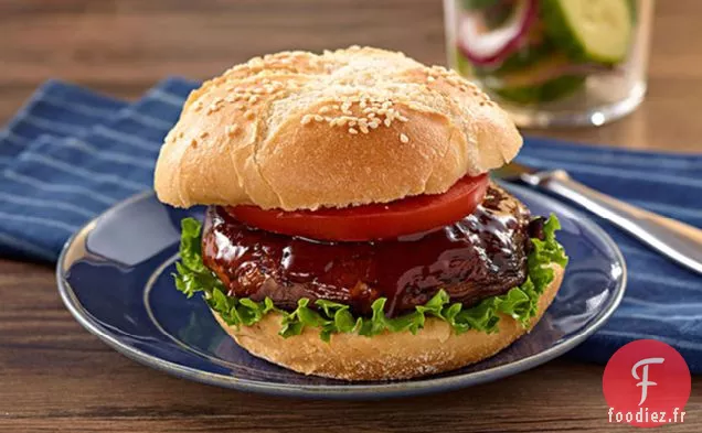 Sandwich au Portobello Grillé au Barbecue