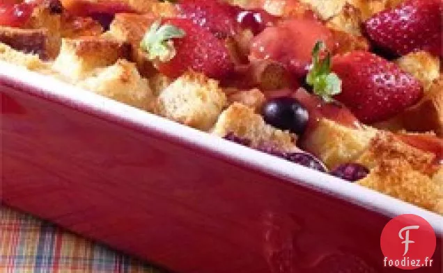 Pain Perdu au Fromage à la Crème aux Fraises