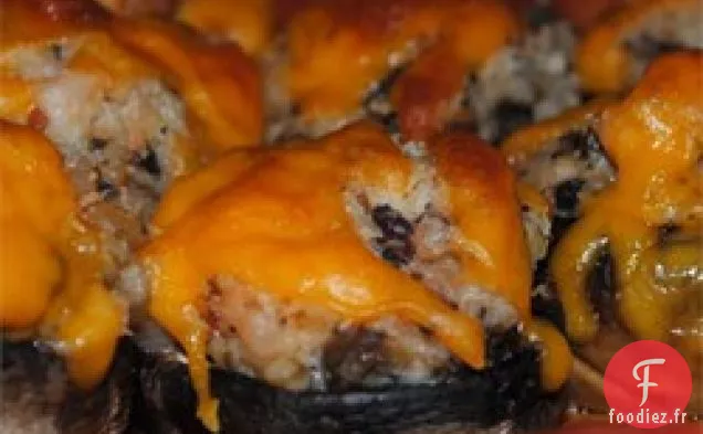 Champignons Farcis aux Crevettes