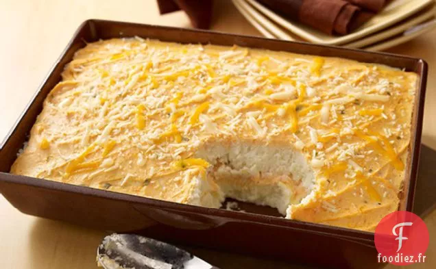 Couche de Purée de Pommes De Terre Cuire au Four