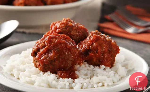 Boulettes De Viande À La Sauce Tomate Épicée