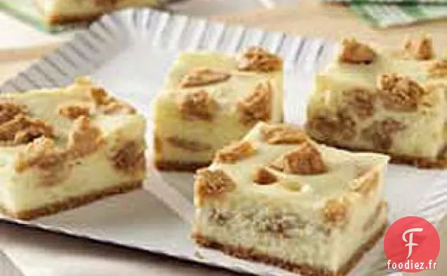 Biscuits au Beurre d'Arachide - Barres de Gâteau au fromage