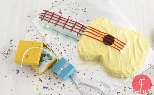 Gâteau de Guitare Strum-Along