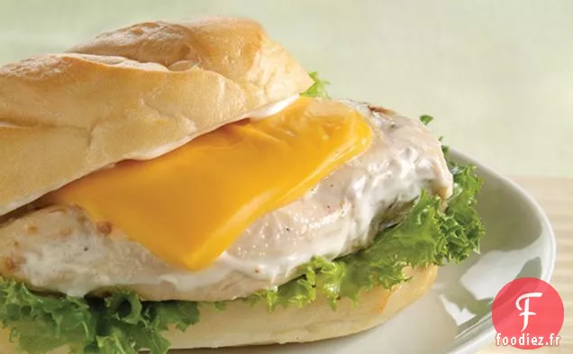 Sandwichs Ranch au Poulet au Fromage
