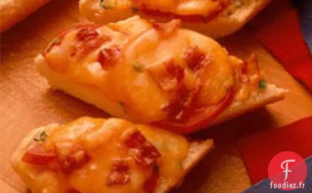 Pain de Bacon, Fromage et Tomates