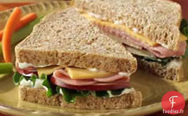 Sandwichs au Jambon de Campagne et aux Pommes