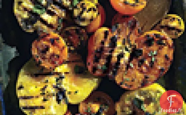 Tomates Anciennes Carbonisées aux Herbes Fraîches