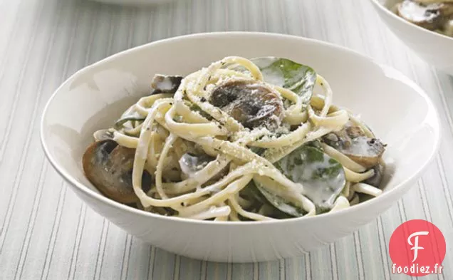 Linguine à la Sauce Soyeuse aux Champignons