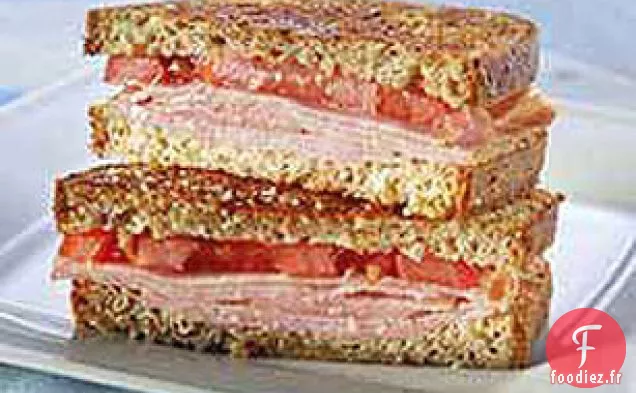 Sandwich Grillé au Jambon et à la Parmesan