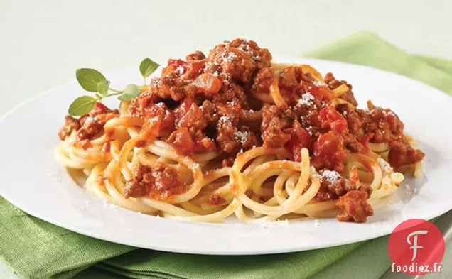Spaghetti à la Sauce Bolognaise Piquante