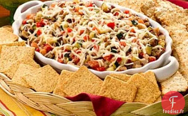 Trempette Italienne Chaude aux Légumes et au Fromage