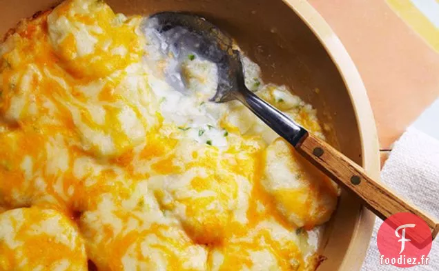 Pommes de Terre Festonnées Cheddar-Jalapeno