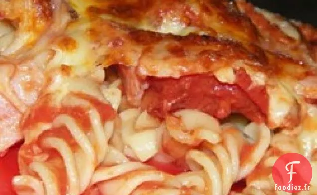 Cuisson des Pâtes aux Tomates et au Bacon