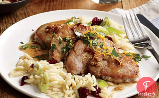 Escalopes de Porc à la Gremolata à l'Orange