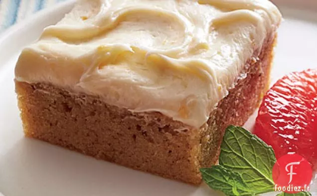 Gâteau Feuille Pamplemousse-Pacanes