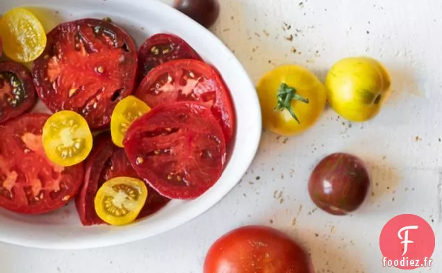 tomates provençales & où trouver de l'huile d'olive vraiment bonne