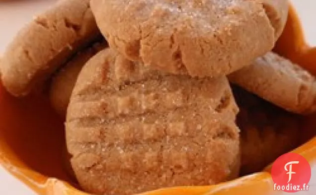 Biscuits au Beurre d'Arachide à Trois Ingrédients