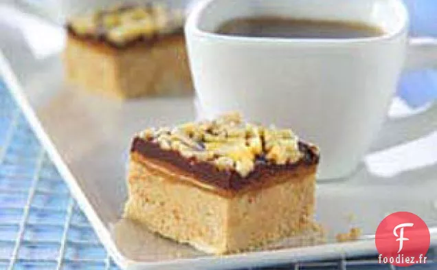 Barres au Beurre d'Arachide, au Caramel et aux Amandes