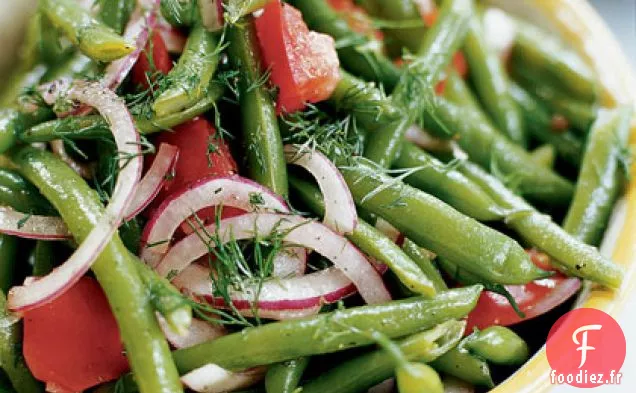 Haricots Verts Marinés et Tomates à l'aneth