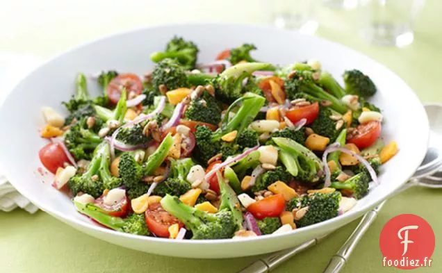 Salade de Brocoli-Tomate Marinée