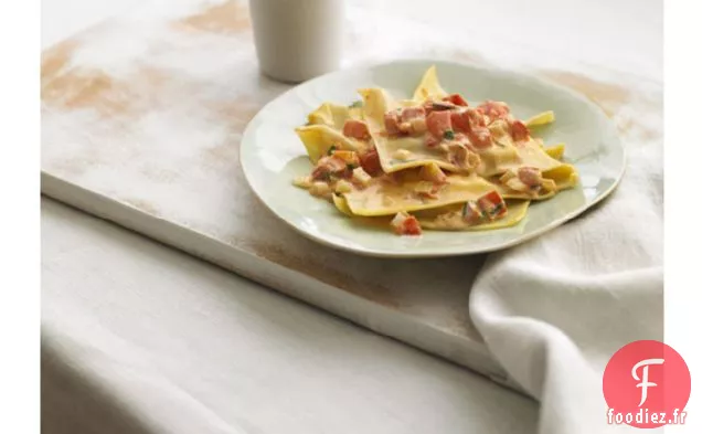 Raviolis Italiens à la Sauce Tomate et à la Crème