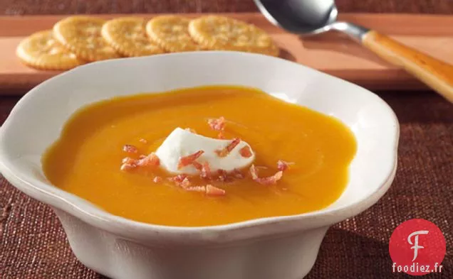 Soupe Crémeuse À la Courge Musquée
