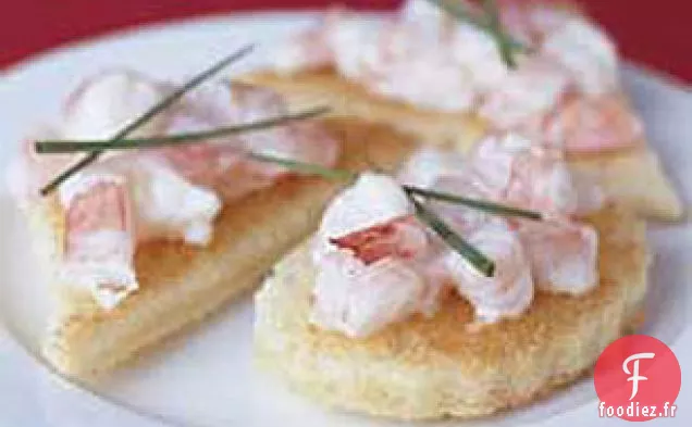 canapÃ©s aux crevettes