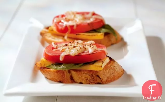 Bruschetta Aux Légumes Grillés