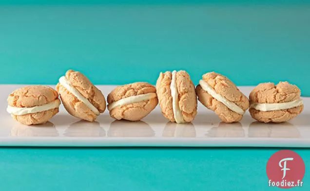 Mini Sandwichs aux Biscuits de Rêve à l'Orange