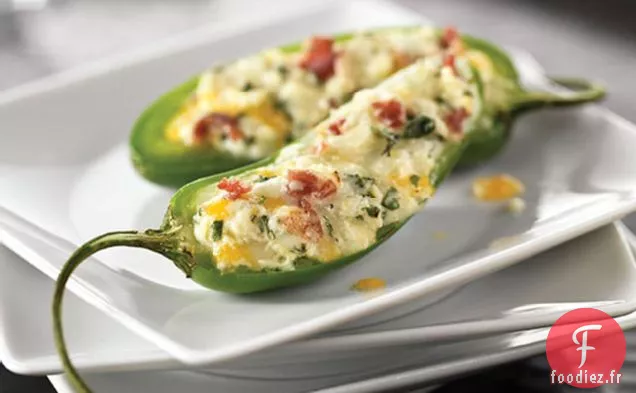 Jalapã±os Farci au Fromage et au Bacon