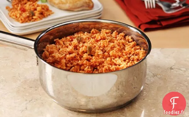 Riz Mexicain au Fromage de 10 Minutes