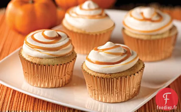 Cupcakes au Caramel et À la Crème de Citrouille