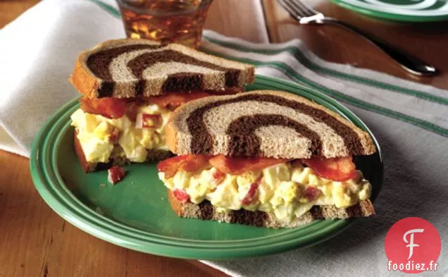 Sandwichs à la Salade aux Œufs et au Bacon Zippy