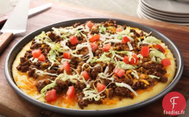 Pizza au Pain de Maïs Taco