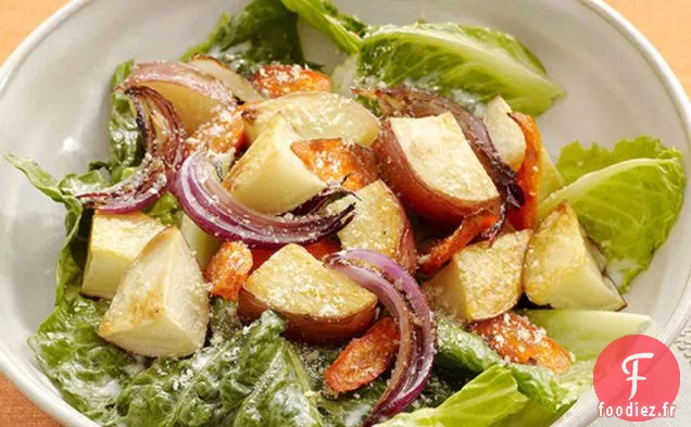 Salade Ranch aux Légumes Rôtis
