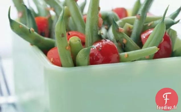 Salade de Haricots Verts et Tomates Cerises