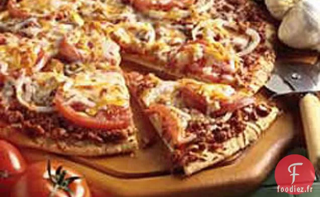 Pizza au Cheeseburger