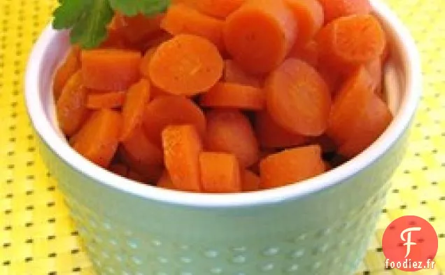 Carottes Glacées à la Cannelle et à l'Orange